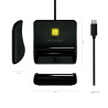 Lector de DNI USB Tipo-C Aisens ASCR-SN03C-BK/ USB Tipo-C/ N | APLIUM