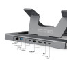 SANDBERG 136-83 - USB-C 8in1 Laptop Stand Dock | APLIUM