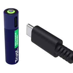 Pack de 2 Pilas AAA Trust 25585/ Recargables | APLIUM