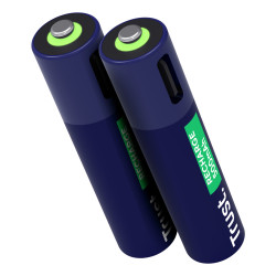 Pack de 2 Pilas AAA Trust 25585/ Recargables | APLIUM