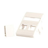 Wall plate 2 x keystone for