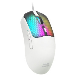 Ratón Gaming Mars Gaming MM-Viper/ Hasta 12800 DPI/ Blanco | APLIUM