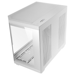 Caja Gaming Minitorre Mars Gaming MC-3TCORELCDM/ Blanca | APLIUM