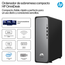 BK4R9EA - PC HP OmniDesk Slim Desktop S03-0012NS Intel Core | APLIUM