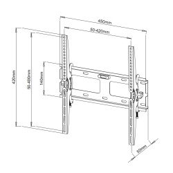 Tilt LED/LCD Wall Mount | APLIUM