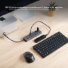 Hub USB + USB Tipo-C Nanocable 10.16.4510/ 4xUSB/ 3xUSB Tipo | APLIUM