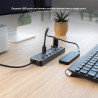Hub USB + USB Tipo-C Nanocable 10.16.4510/ 4xUSB/ 3xUSB Tipo | APLIUM