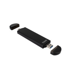 Caja Externa para Disco SSD M.2 NVMe TooQ TQE-2240B/ USB 3.0 | APLIUM