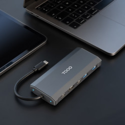 Docking/Caja Externa USB Tipo-C TooQ TQE-2241G/ Ranura SSD M | APLIUM