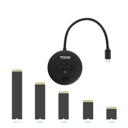 Docking Station para SSD M2 SATA/NVMe TooQ TQDS-100B | APLIUM