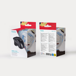 Ratón Ergonómico Inalámbrico TooQ TQMWG-1105-B/ Hasta 1600 D | APLIUM