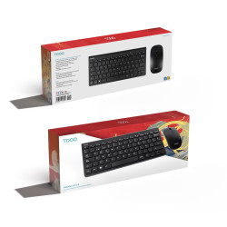 Teclado y Ratón Inalámbricos TooQ TQKMW-3101-B | APLIUM
