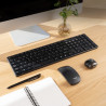 Teclado y Ratón Inalámbricos TooQ TQKMW-3102-B | APLIUM