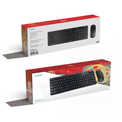 Teclado y Ratón Inalámbricos TooQ TQKMW-3102-B | APLIUM