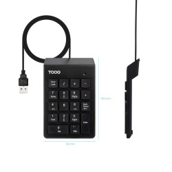 Teclado Numérico TooQ TQK-2001-B | APLIUM