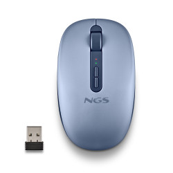 Ratón Ergonómico Inalámbrico NGS Fog Dual FOGDUALBLUE Silenc | APLIUM