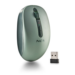 Ratón Ergonómico Inalámbrico NGS Fog Dual FOGDUALGREEN Silen | APLIUM