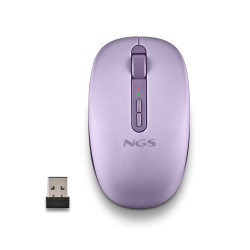 Ratón Ergonómico Inalámbrico NGS Fog Dual FOGDUALPURPLE Sile | APLIUM