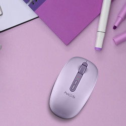 Ratón Ergonómico Inalámbrico NGS Fog Dual FOGDUALPURPLE Sile | APLIUM