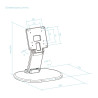 Soporte de Sobremesa para Monitor TooQ DB1027TN-B/ Inclinabl | APLIUM
