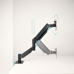 Soporte de Mesa para Monitor TooQ DB1340TNR-B/ Giratorio/ In | APLIUM