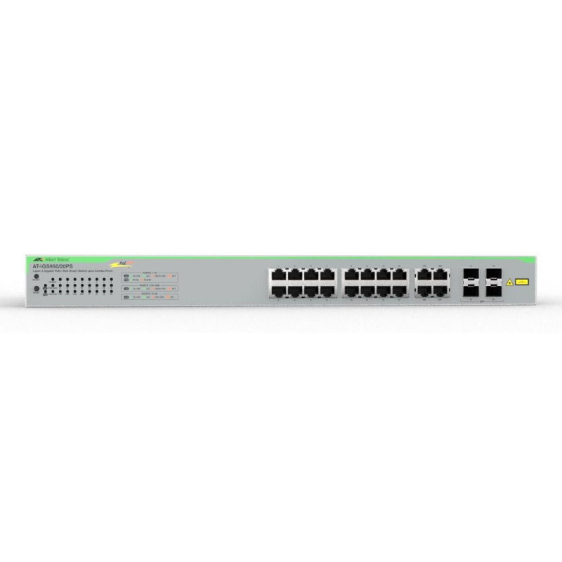 1000BASE-T X 16 + 1000BASE-T X 4/1000BASE-X (SFP) X 4 (COPPE | APLIUM