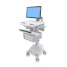 Styleview CART+LCD Arm Sla Powered Tall Double Drawer Eu | APLIUM