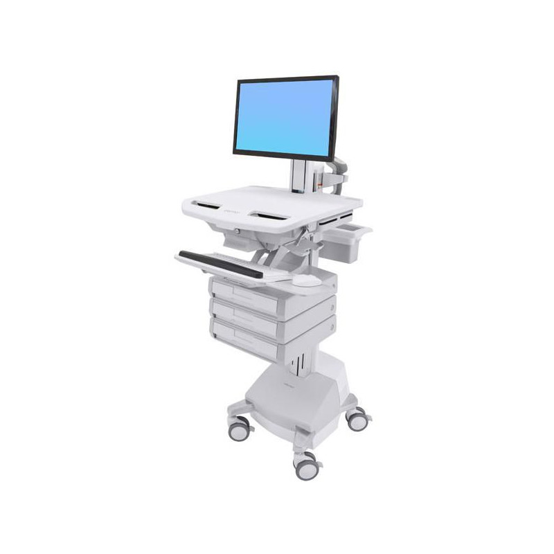 Styleview Cart With Lcd Pivot Sla Powered 3 Drawers Ch | APLIUM