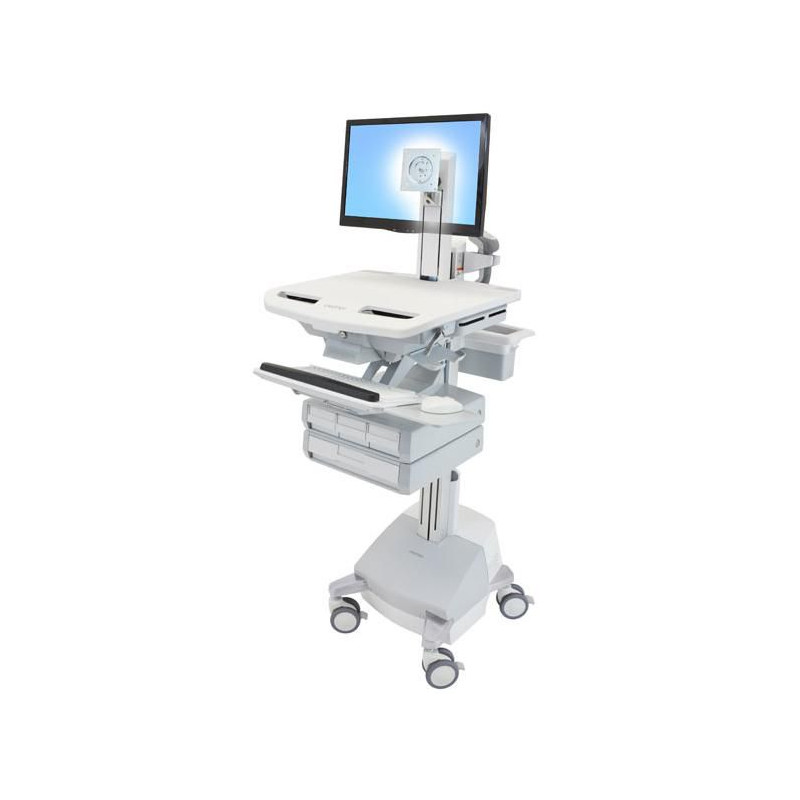Styleview Cart With Lcd Pivot Sla Powered 4 Drawers Ch | APLIUM