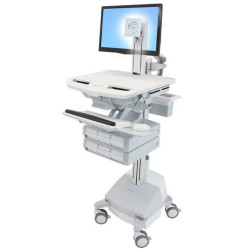 Styleview Cart With Lcd Pivot Sla Powered 6 Drawers Ch | APLIUM