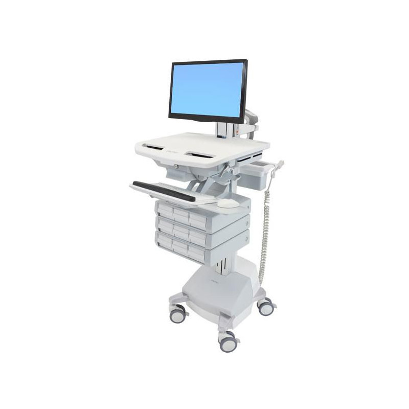 Styleview Cart With Lcd Pivot Sla Powered 9 Drawers Ch | APLIUM