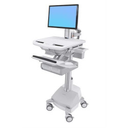 Styleview CART+LCD Pivot Sla Powered Double Drawer Eu | APLIUM