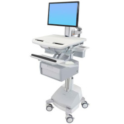 Styleview Cart With Lcd Pivot Sla Powered Tall Drawer Ch | APLIUM