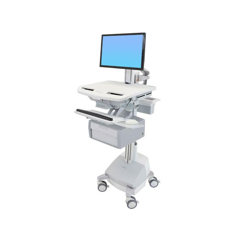 Styleview Cart With Lcd Pivot Sla Powered Tall Drawer Ch | APLIUM