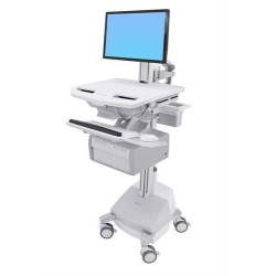 Styleview CART+LCD Pivot Sla Powerd Tall Double Drawer Eu | APLIUM