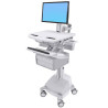 Styleview Cart With Lcd Pivot Sla Powered Tall Dbl Drawer Ch | APLIUM