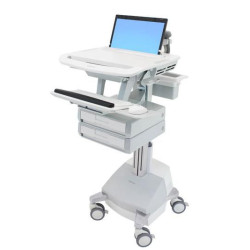 Styleview Laptop Cart Sla Powered 2 Drawers Ch | APLIUM