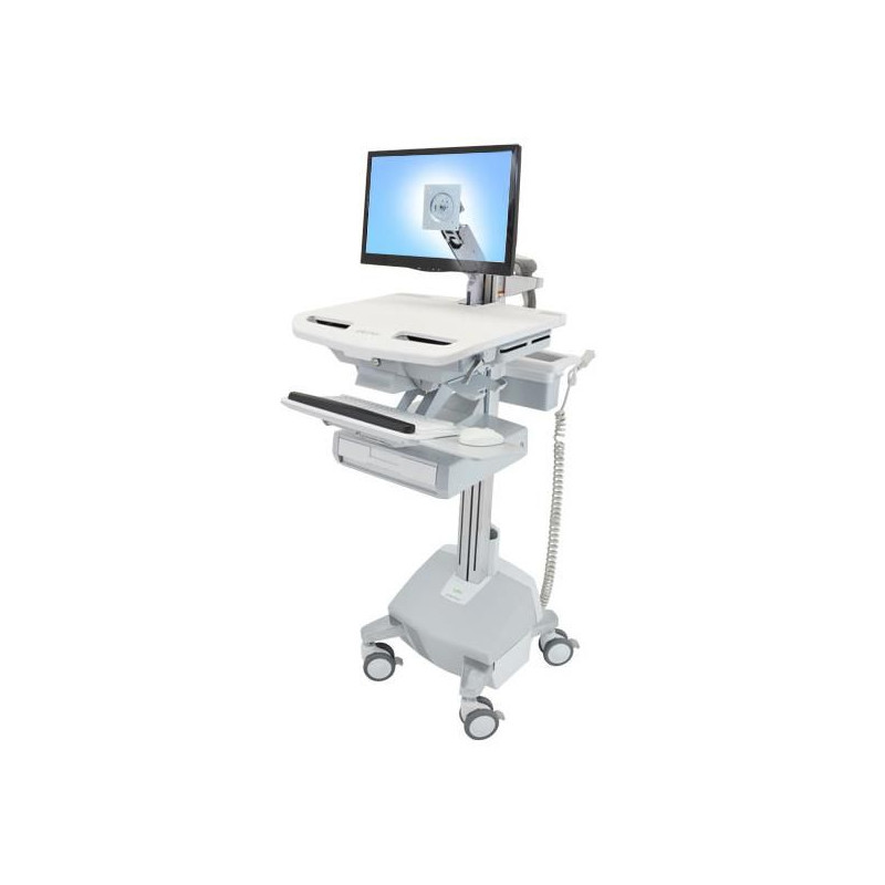 Styleview Cart With Lcd Arm Life Powered 1 Drawer Ch | APLIUM