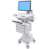 Styleview Cart With Lcd Arm Sla Powered 3 Drawers Ch | APLIUM