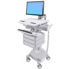 Styleview Cart With Lcd Arm Life Powered 3 Drawers Ch | APLIUM