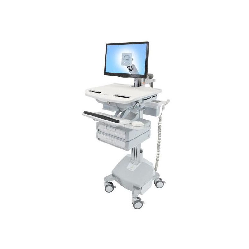 Styleview Cart With Lcd Arm Life Powered 4 Drawers Ch | APLIUM