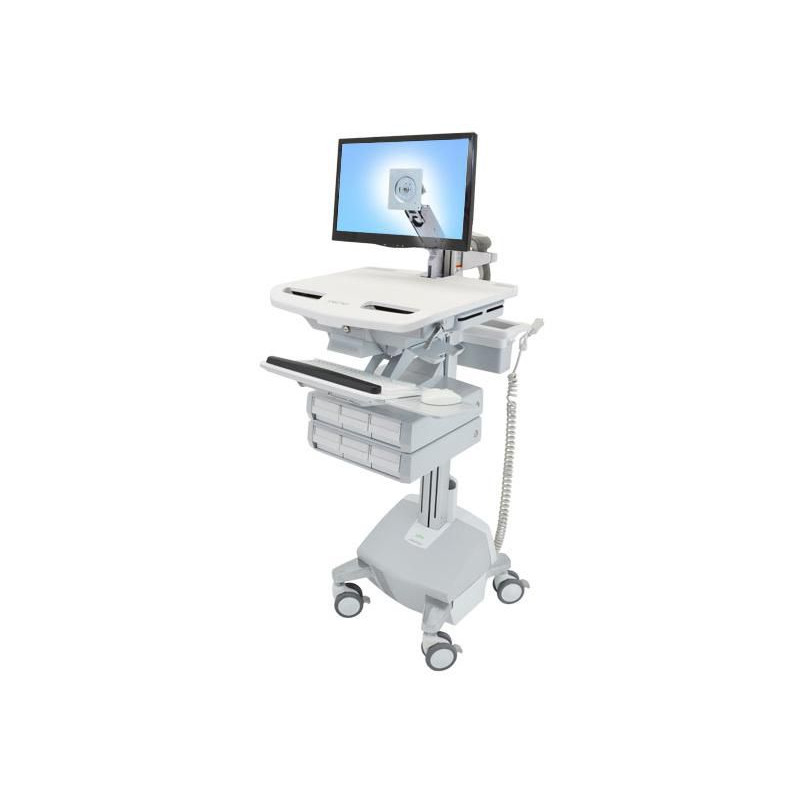 Styleview Cart With Lcd Arm Life Powered 6 Drawers Ch | APLIUM