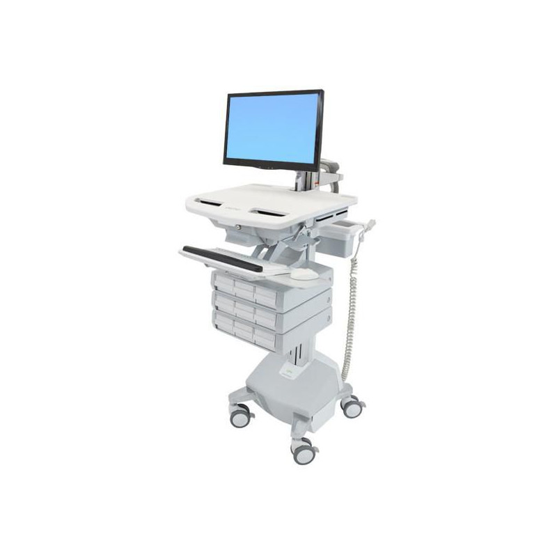 Styleview Cart With Lcd Arm Life Powered 9 Drawers Ch | APLIUM
