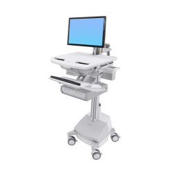 Styleview CART+LCD Arm Sla Powered Double Drawer Eu | APLIUM