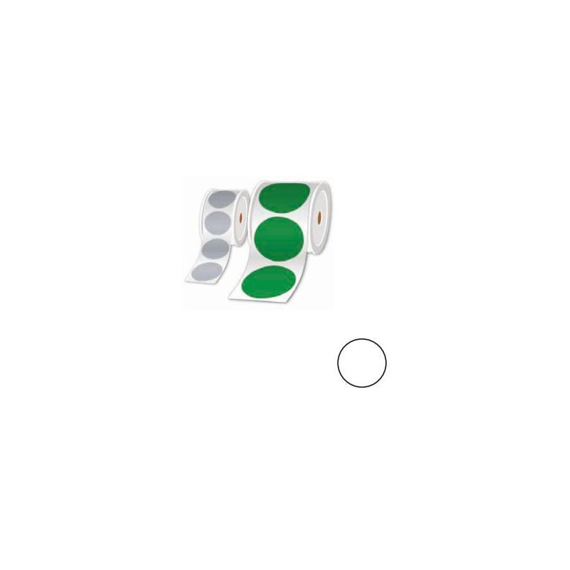 Rolls Of Pre-cut Labels White 25MM - Per Roll Of 1000 Labels | APLIUM