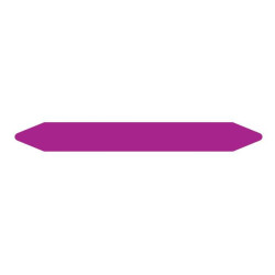 Pre-cut Pipe Marker Rolls PURPLE/ACID Without Pictogram 37 | APLIUM