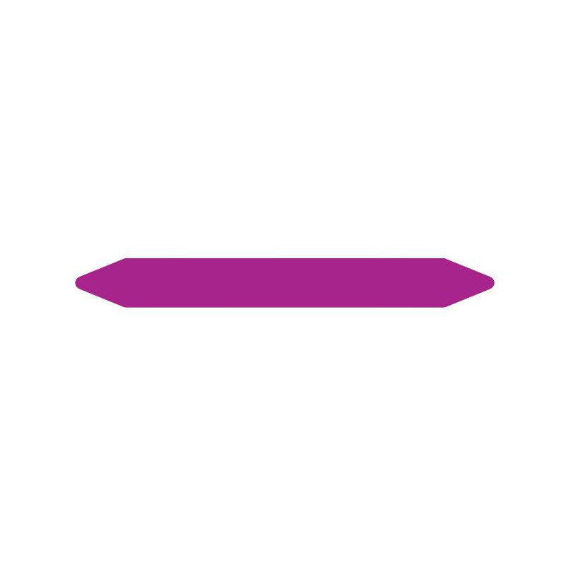 Pre-cut Pipe Marker Rolls PURPLE/ACID Without Pictogram 37 | APLIUM