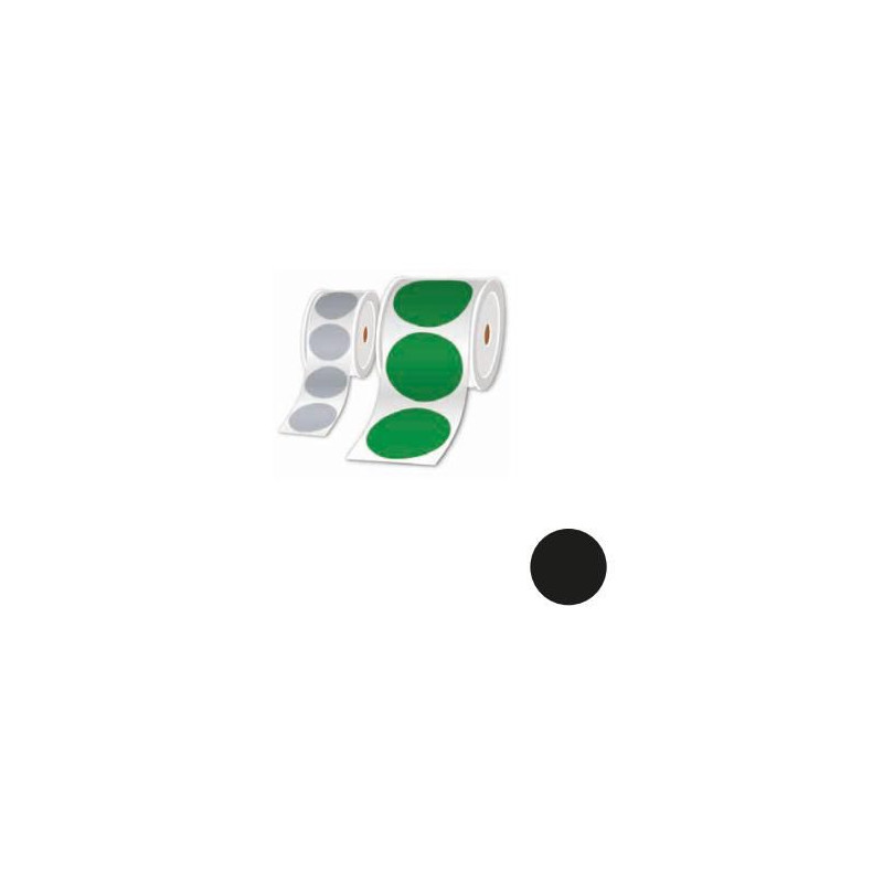 Rolls Of Pre-cut Labels Black 50MM - Per Roll Of 500 Labels | APLIUM