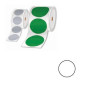 Rolls Of Pre-cut Labels White 50MM - Per Roll Of 500 Labels | APLIUM