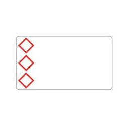 Pre-cut And Pre-printed Ghs / Clp Rolls Pictogram + Text 105 | APLIUM